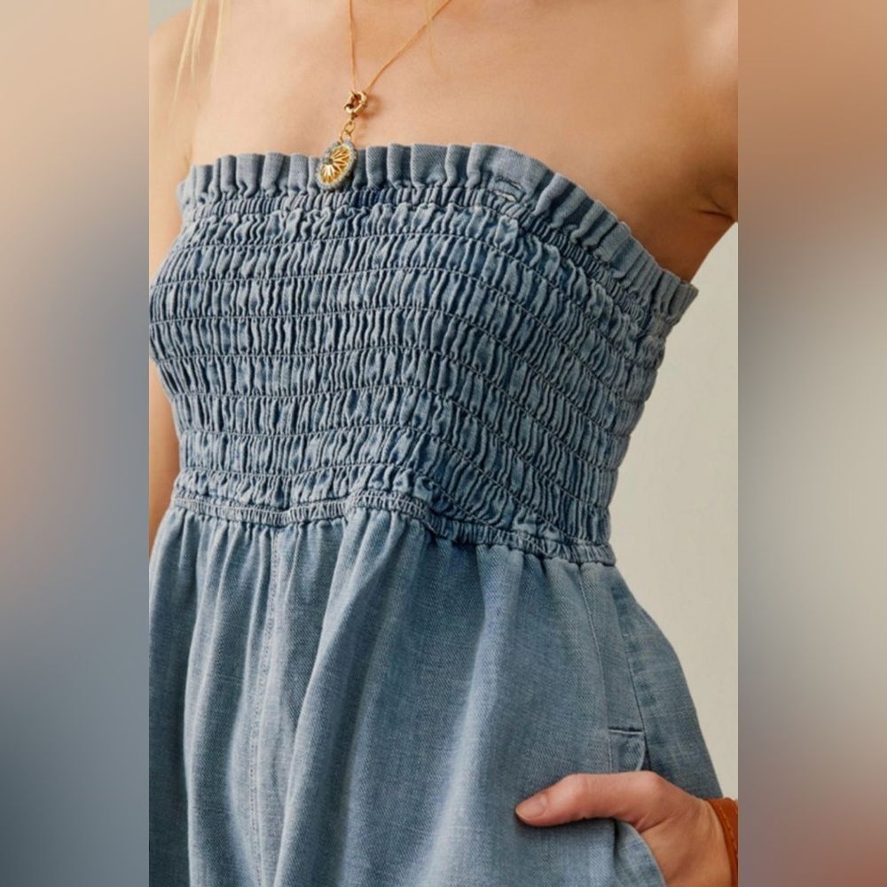 Pilcro Smocked Romper - Picture 4 of 10